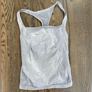 Free People Movement Good Karma Long Tank Top Grey